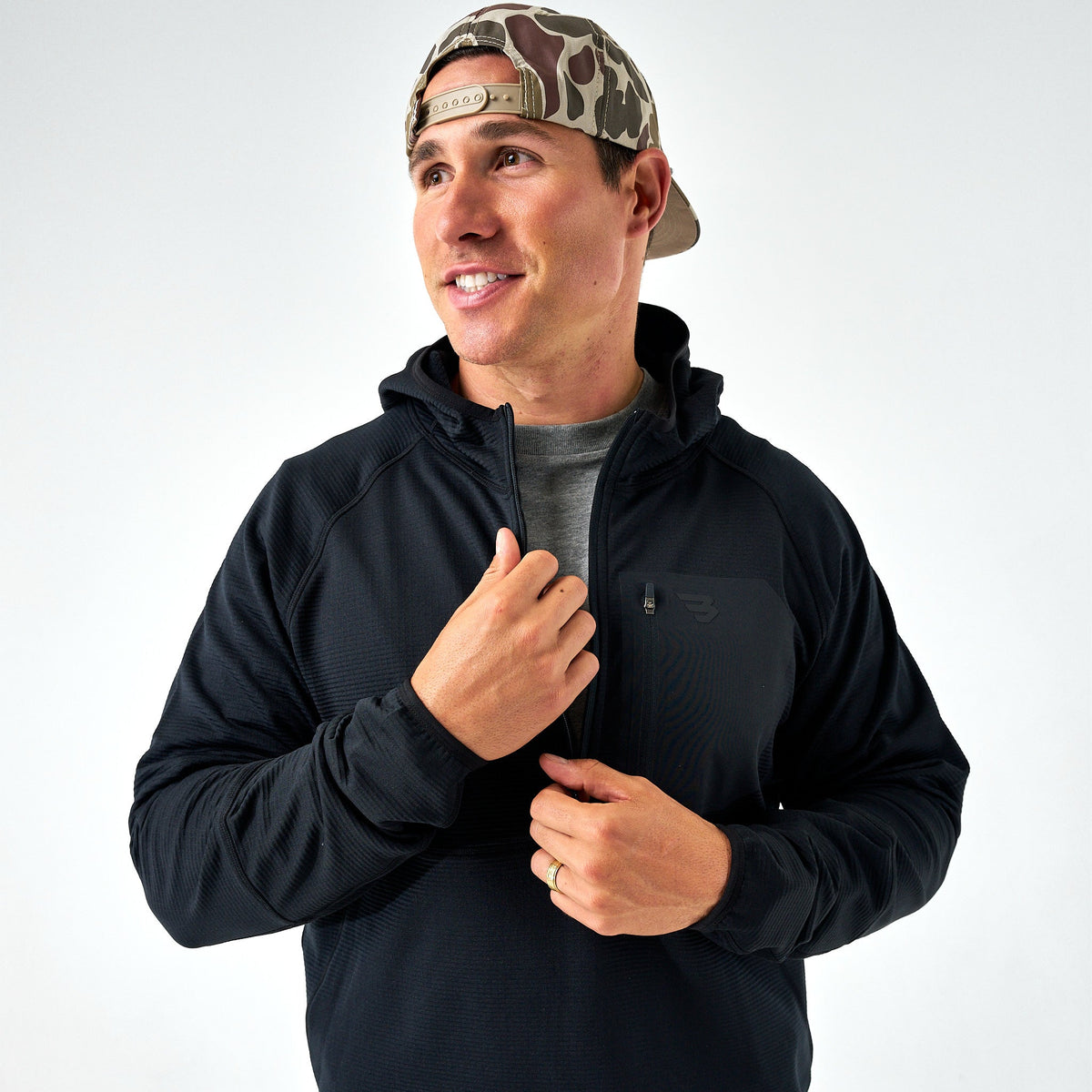 Blaze Tech - Quarter Zip - Black