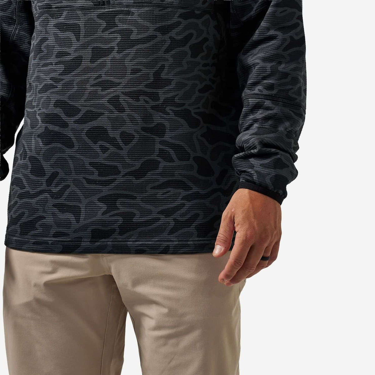 Blaze Tech - Quarter Zip - Black Camo