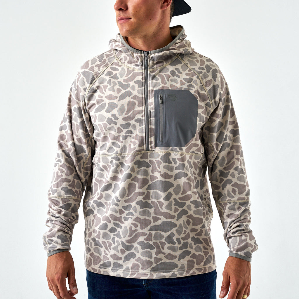Blaze Tech - Quarter Zip - Classic Deer Camo