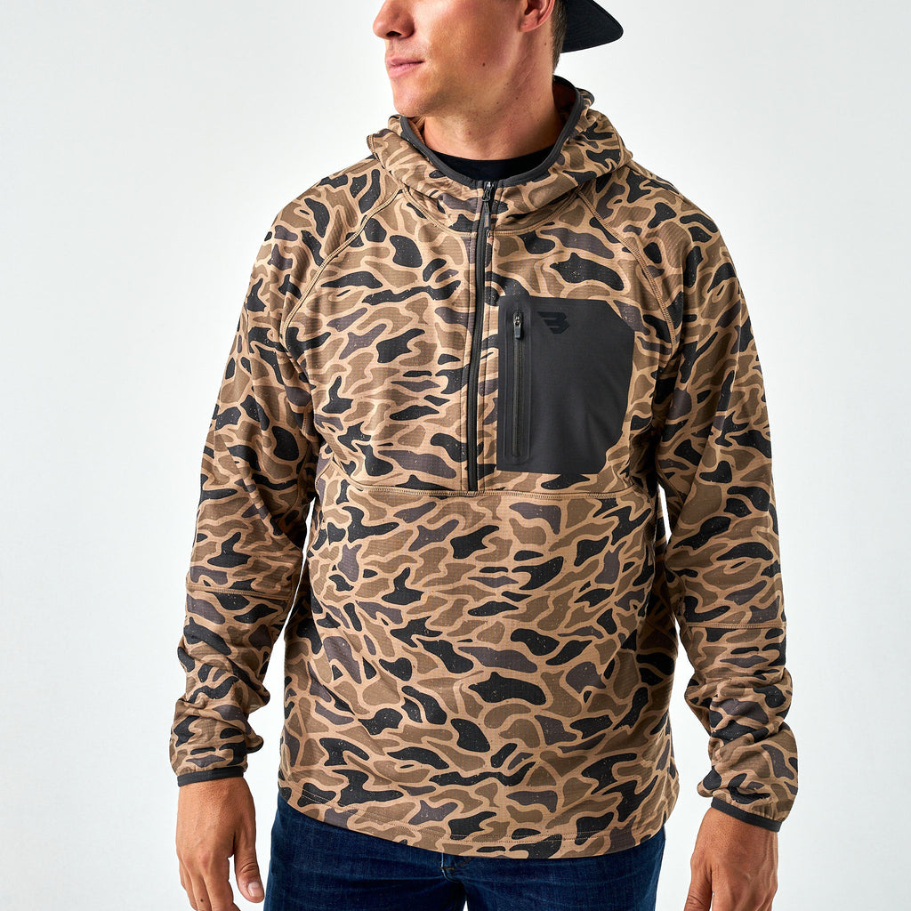 Blaze Tech - Quarter Zip - Gauge Camo
