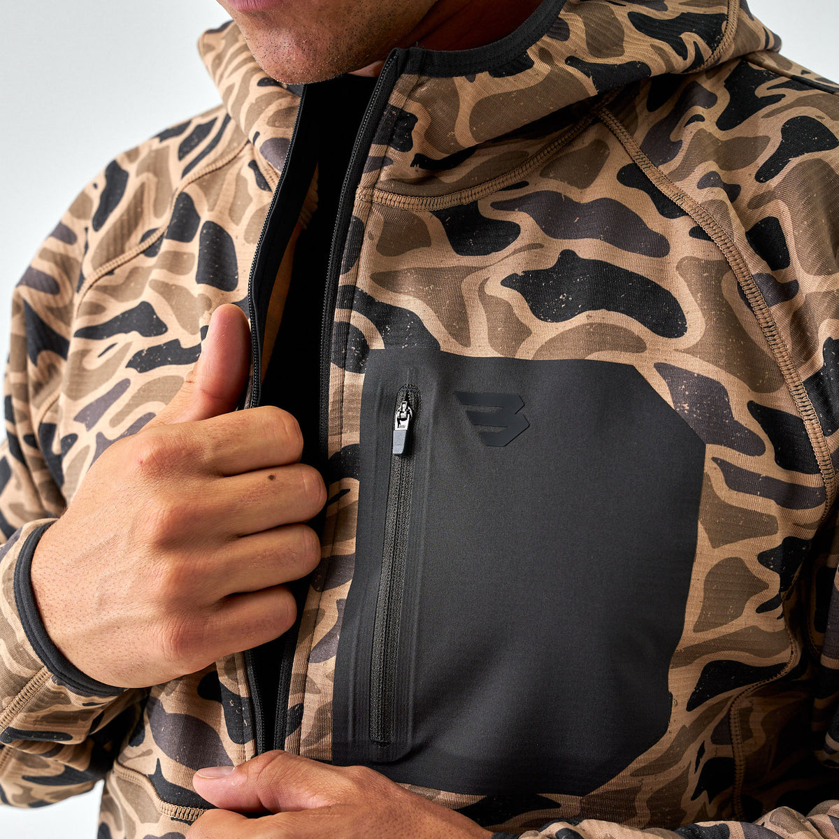 Blaze Tech - Quarter Zip - Gauge Camo