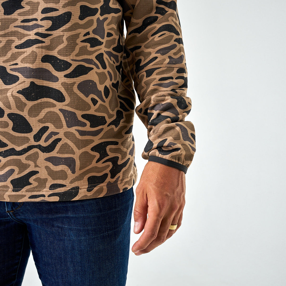 Blaze Tech - Quarter Zip - Gauge Camo