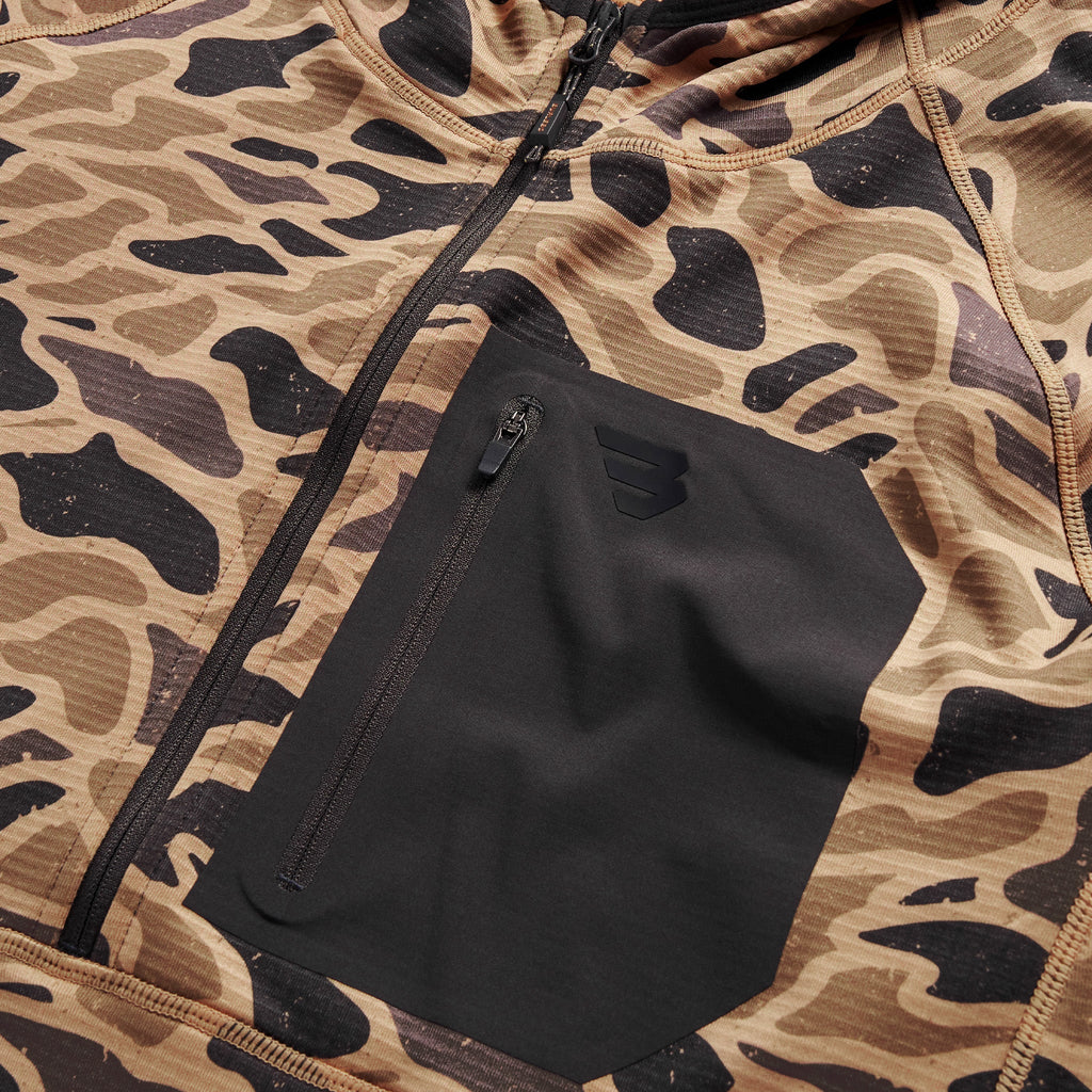Blaze Tech - Quarter Zip - Gauge Camo