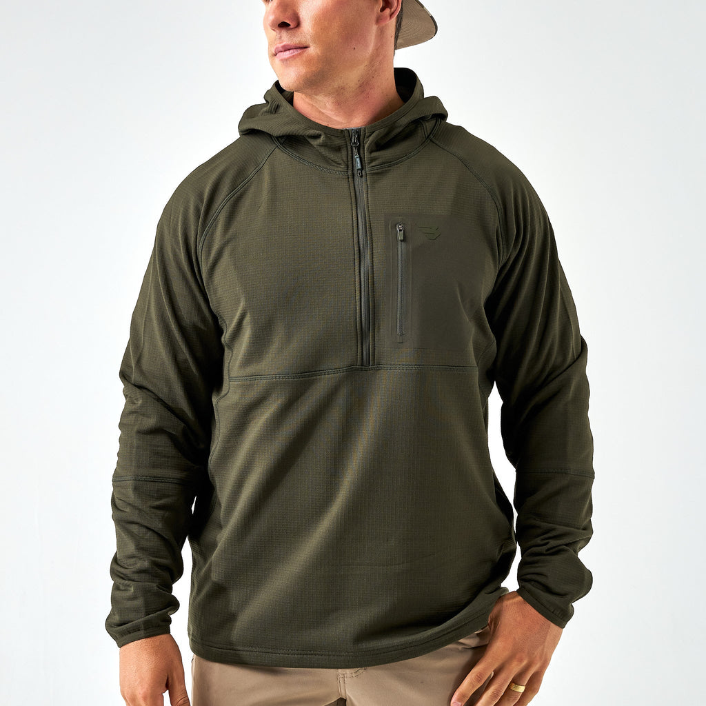 Blaze Tech - Quarter Zip - Mallard Green