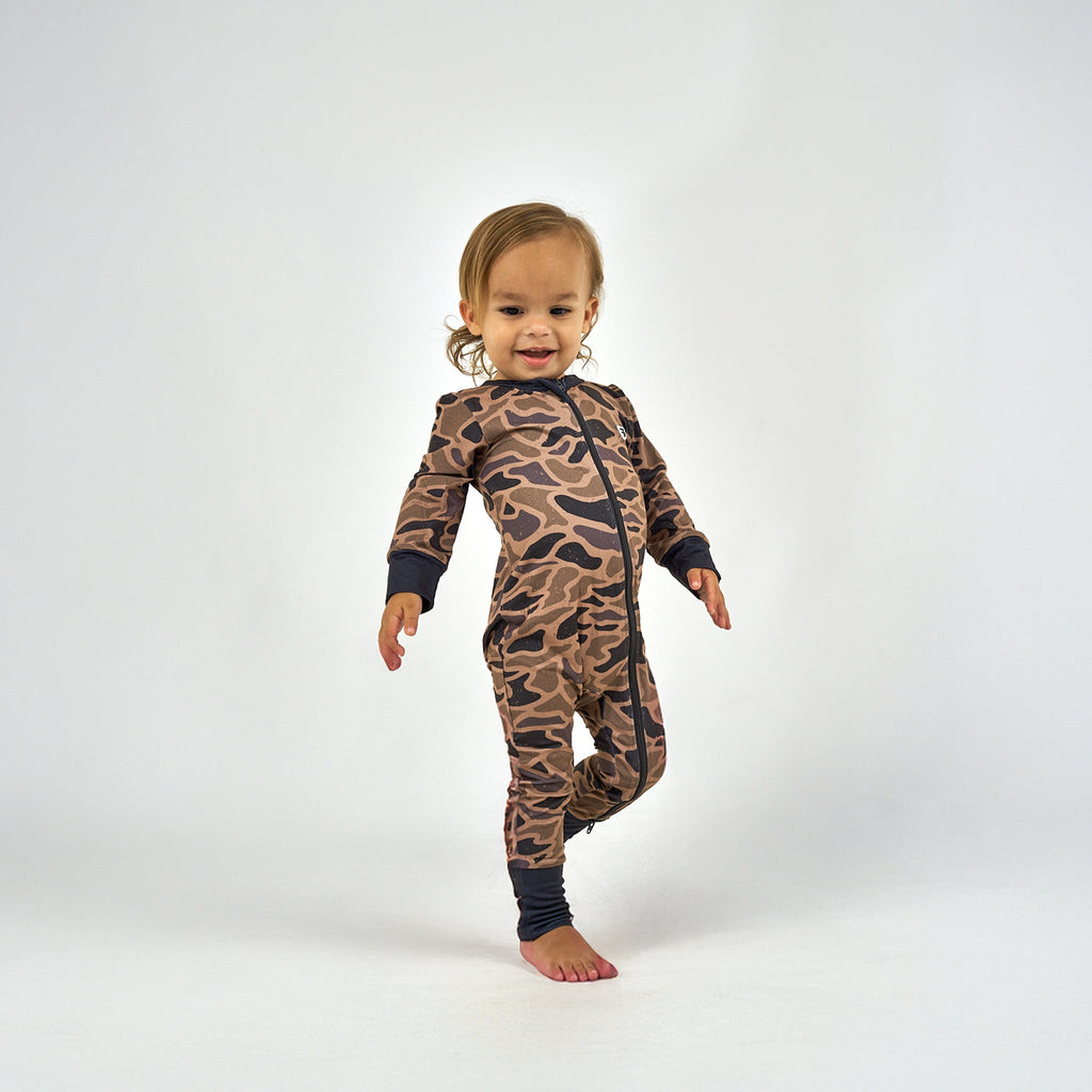 Baby Zip Up - Gauge Camo