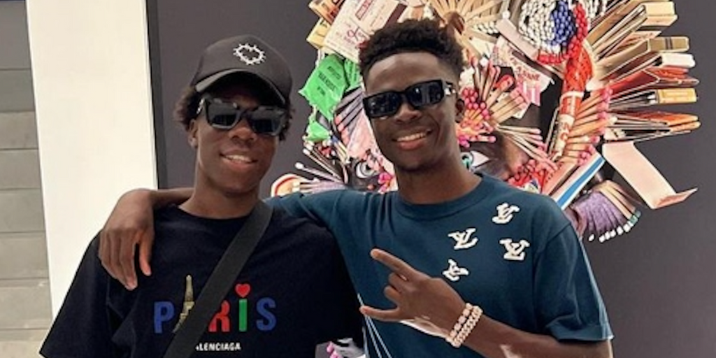 Prada PR 17WS 1AB5S0 Symbole Sunglasses - As Seen On Lamine Yamal & Travis Barker