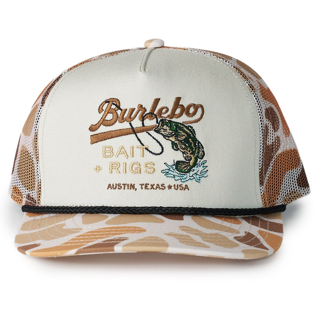 Cap - Bait & Rigs - Camo Mesh
