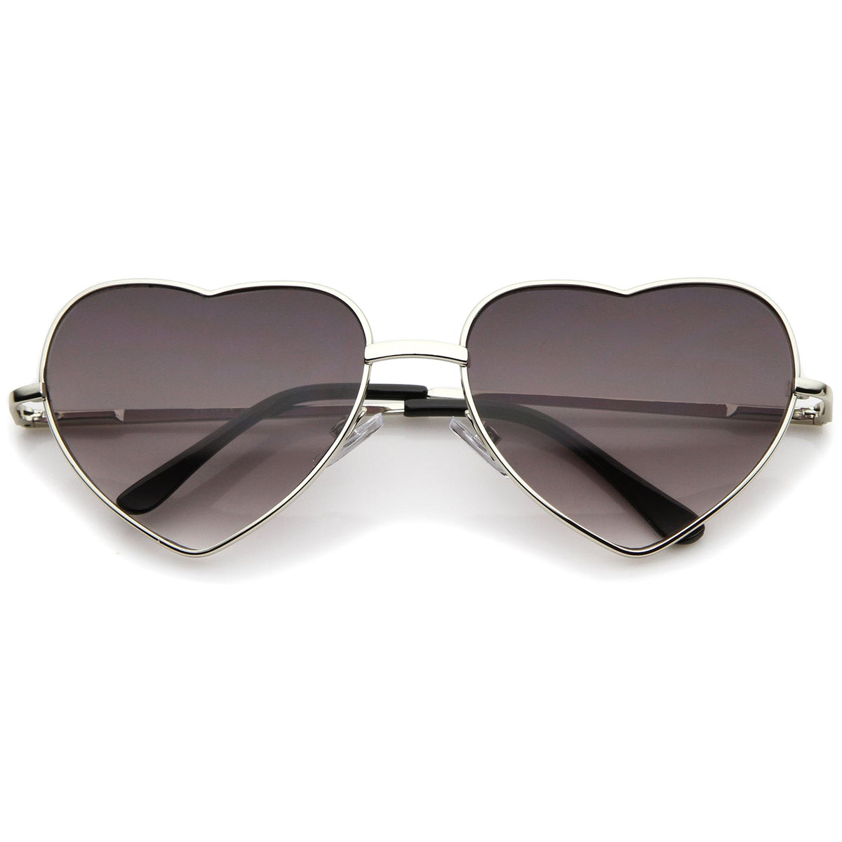 Womens Cute Metal Heart Shape Fashion Sunglasses 8796