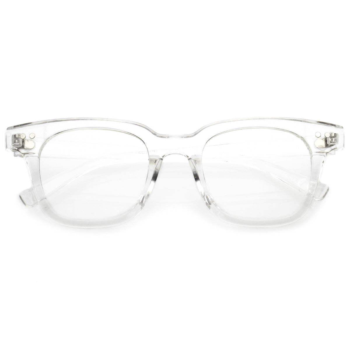 Everyday Modern Square Horn Rimmed Blue Light Blocking Clear Lens Glasses C070