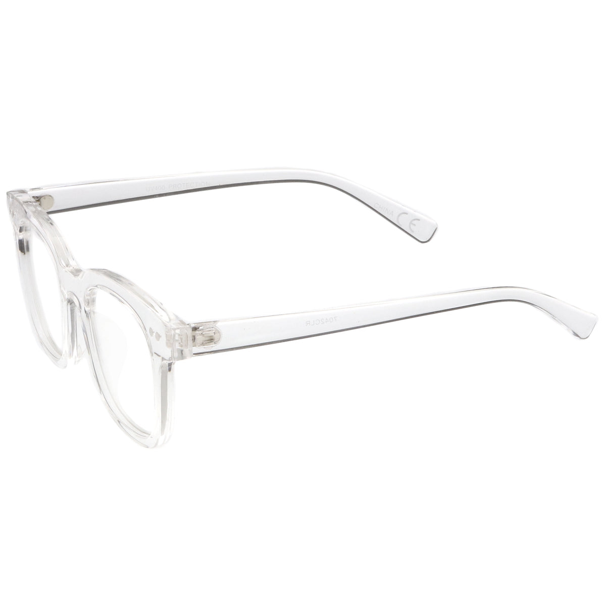 Everyday Modern Square Horn Rimmed Blue Light Blocking Clear Lens Glasses C070