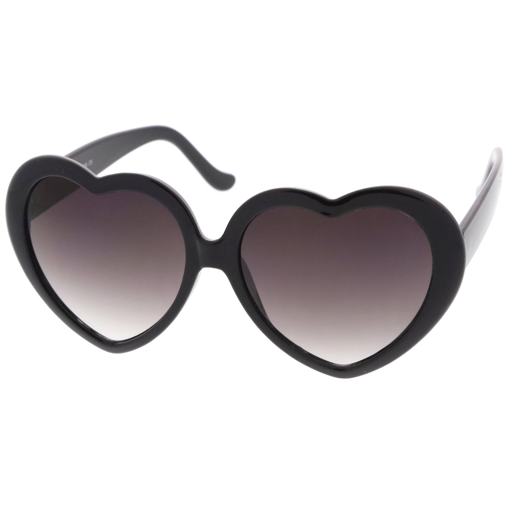 Cute Womens Lolita Sweet Heart Shape Sunglasses 8182