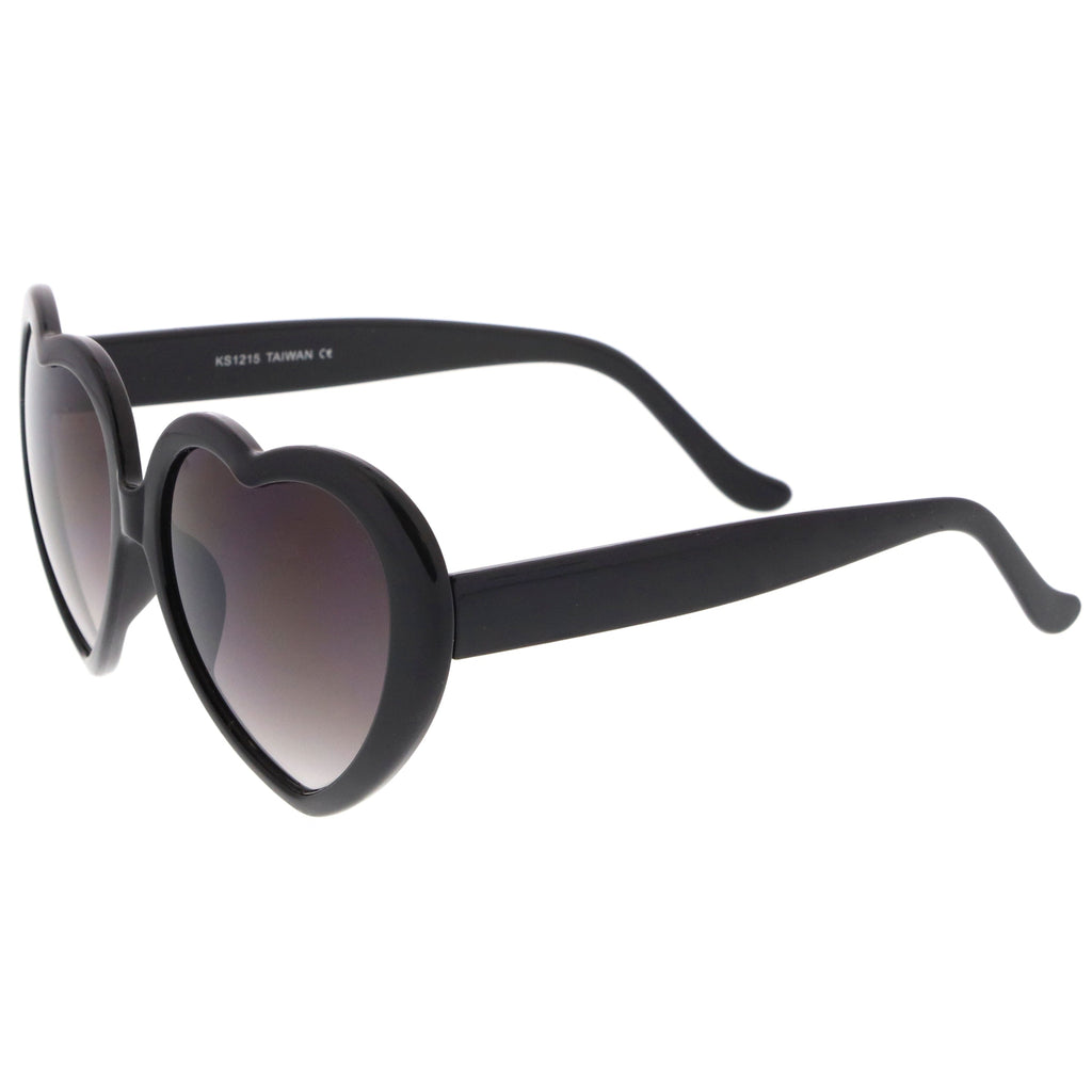 Cute Womens Lolita Sweet Heart Shape Sunglasses 8182