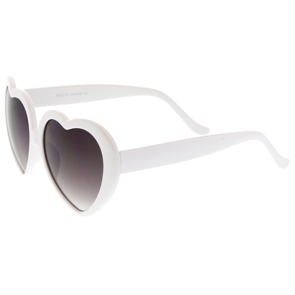 Cute Womens Lolita Sweet Heart Shape Sunglasses 8182