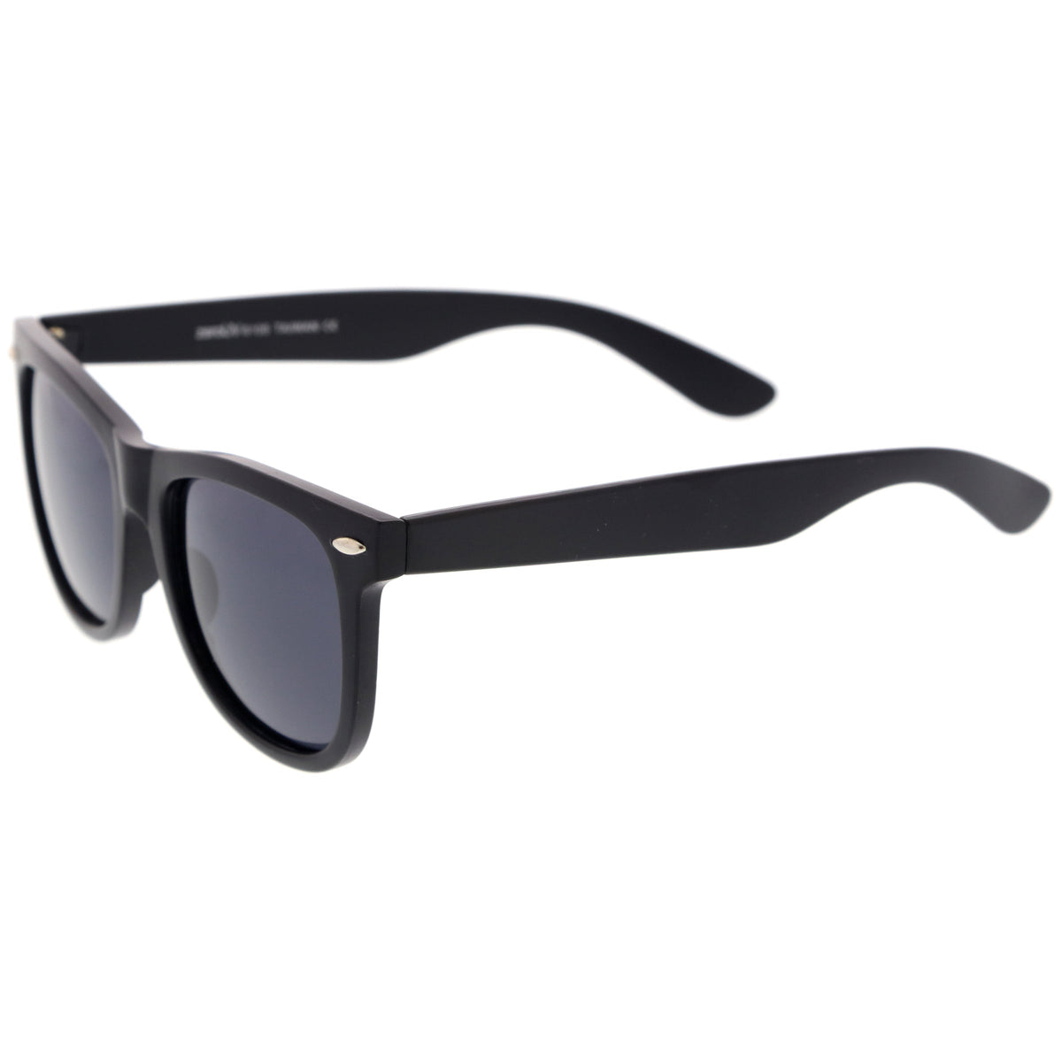 Classic Large Polarized Lens Horned Rim Sunglasses 6105