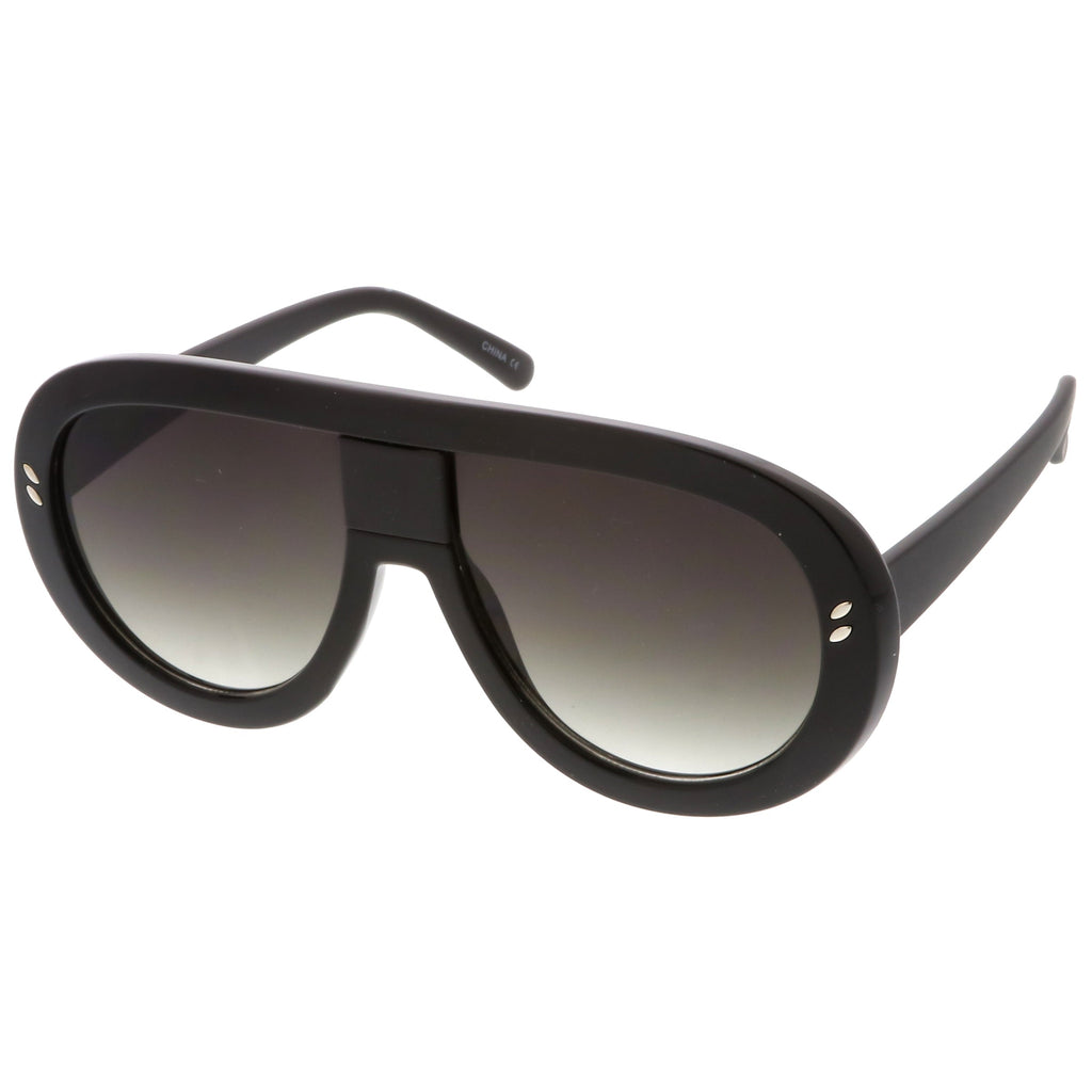 Oversize Bold Retro Modern Disco Aviator Sunglasses C288