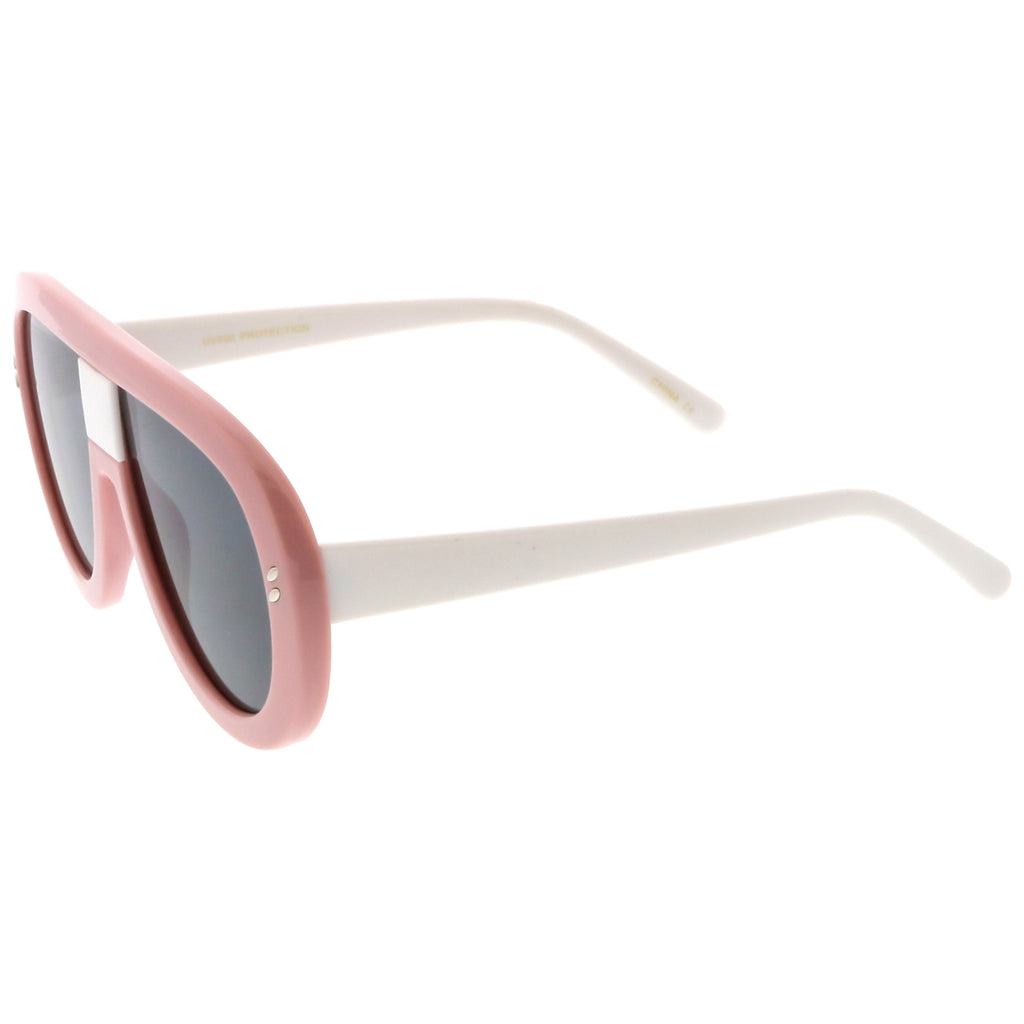 Oversize Bold Retro Modern Disco Aviator Sunglasses C288