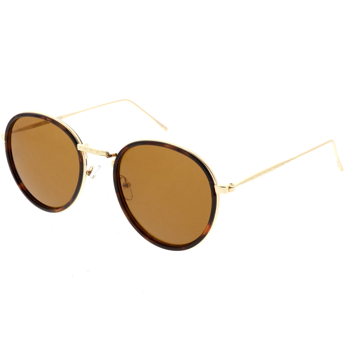 European Modern Indie Dapper Round Aviator Sunglasses C316