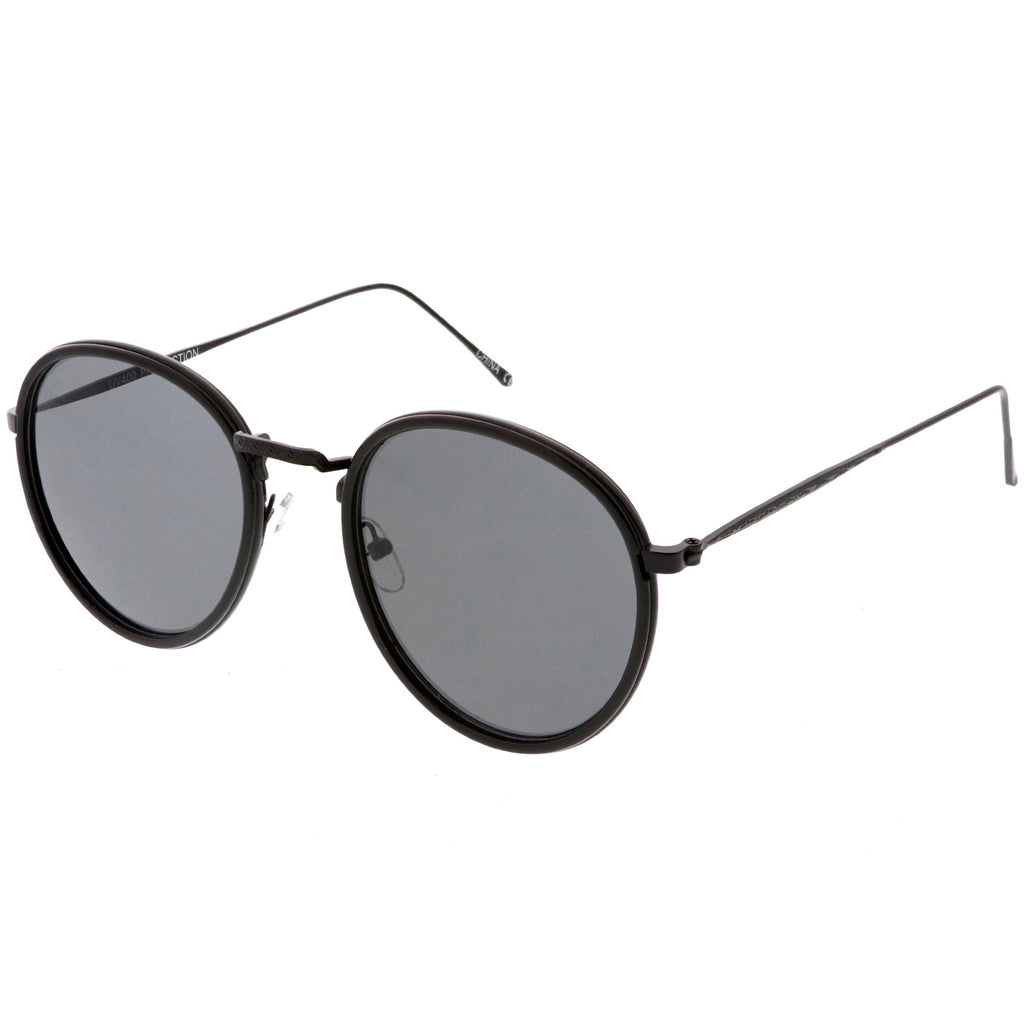 European Modern Indie Dapper Round Aviator Sunglasses C316