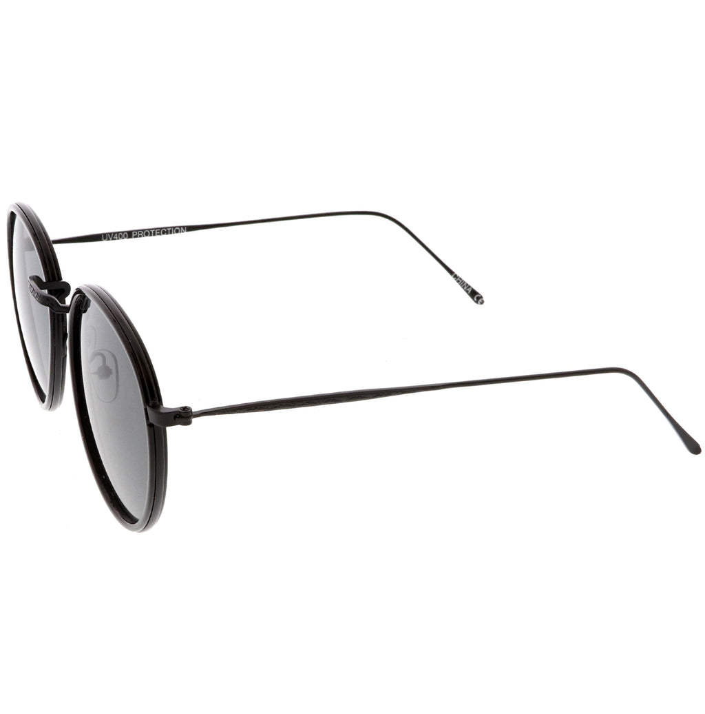 European Modern Indie Dapper Round Aviator Sunglasses C316