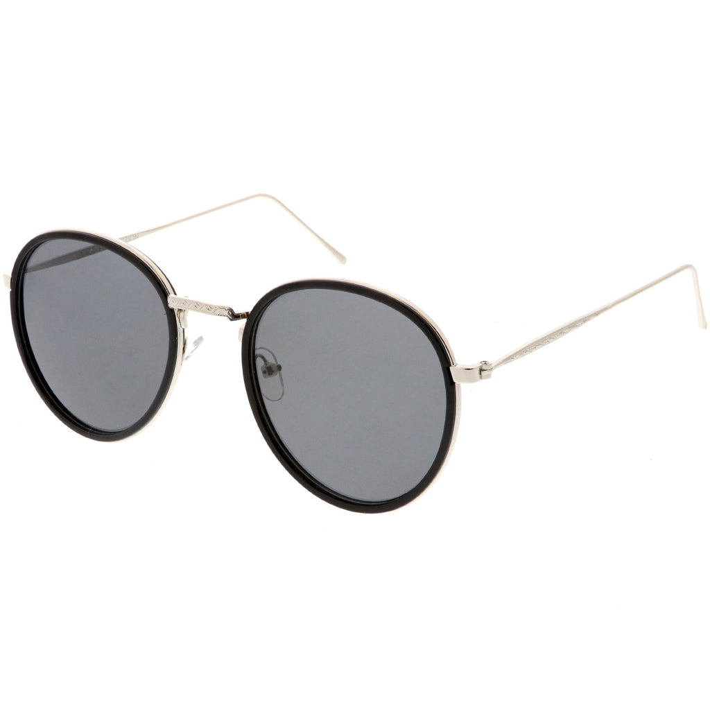 European Modern Indie Dapper Round Aviator Sunglasses C316