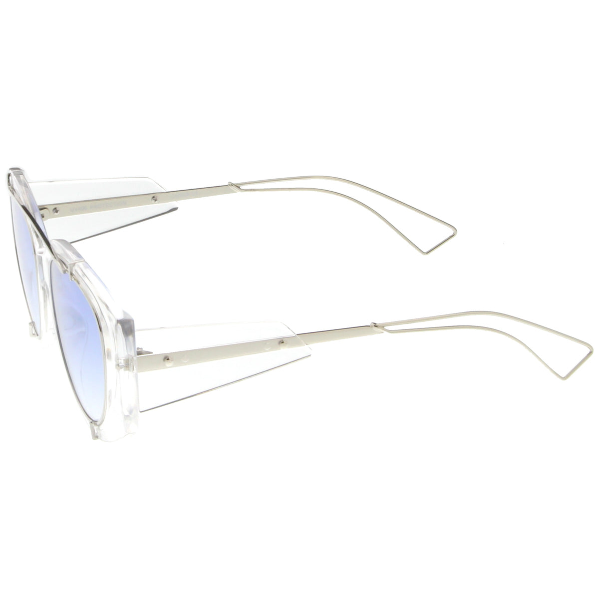 Retro Modern Translucent Round Aviator Sunglasses C328
