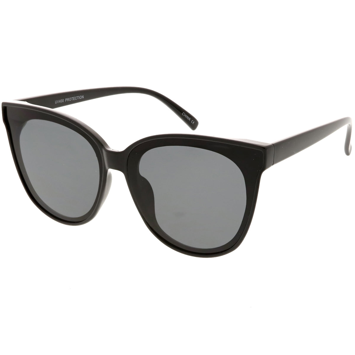 Women's Oversize Flat Infinity Lens Cat Eye Sunglasses C340