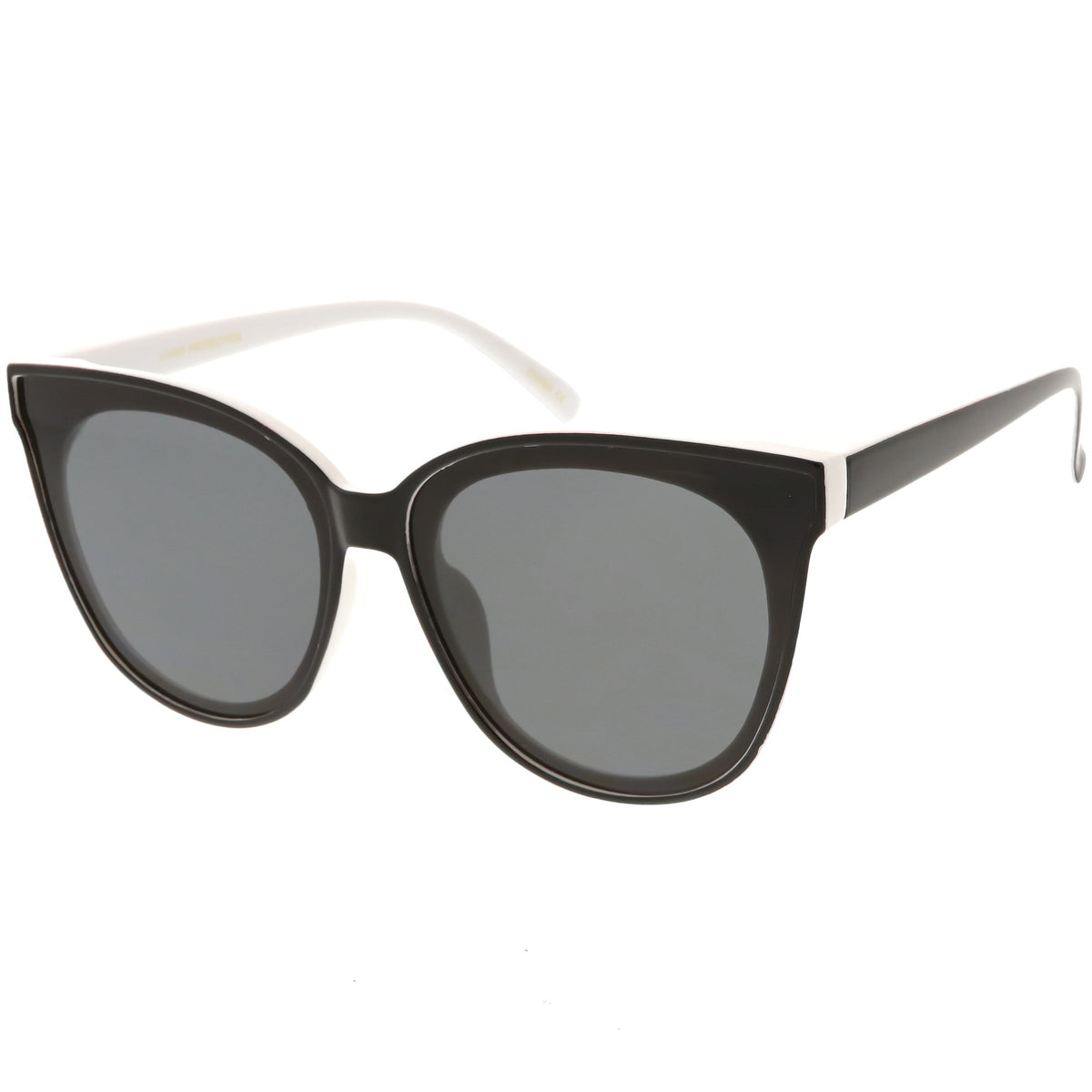 Women's Oversize Flat Infinity Lens Cat Eye Sunglasses C340