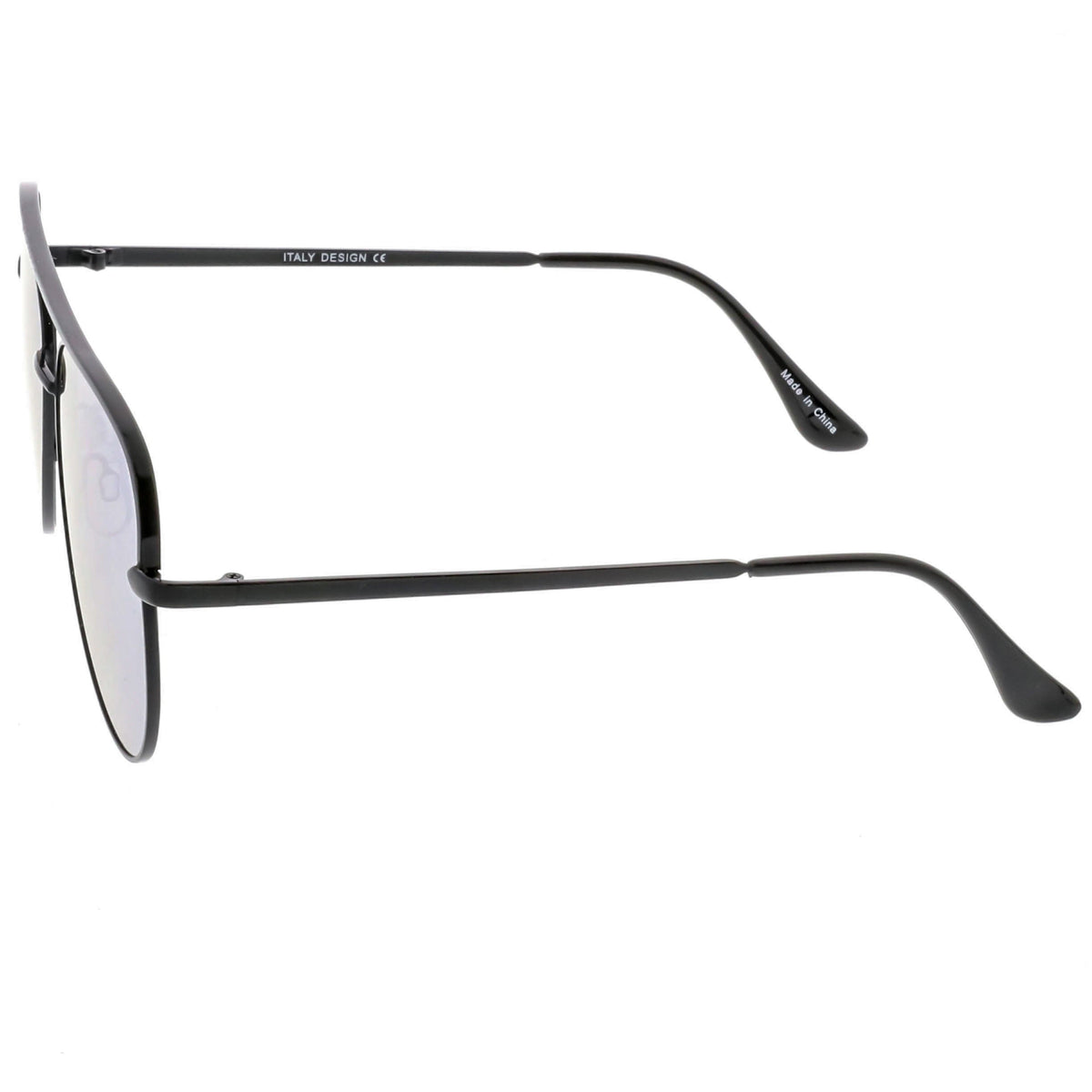 Premium Oversize Mirrored Flat Lens Aviator Sunglasses C361