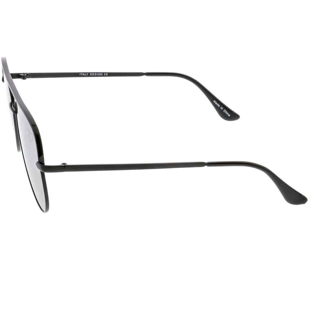 Premium Oversize Mirrored Flat Lens Aviator Sunglasses C361