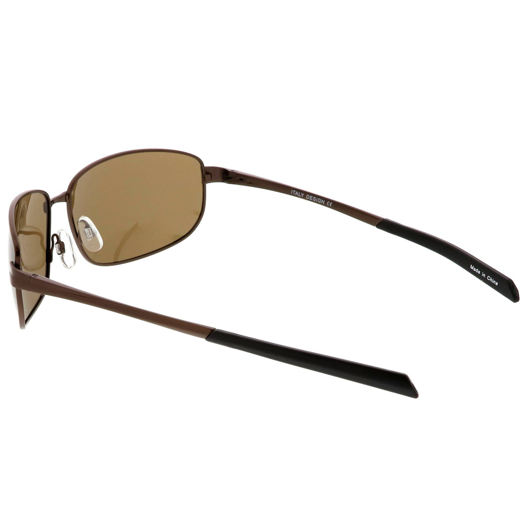 Retro 1990's Wrap Around Active Polarized Lens Sunglasses C366
