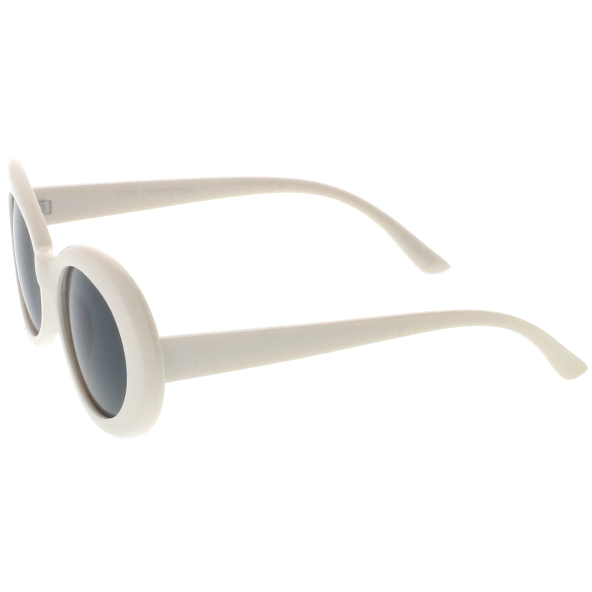 Women's Retro Disco Oval Clout Color Tone Lens Sunglasses 51mm C382