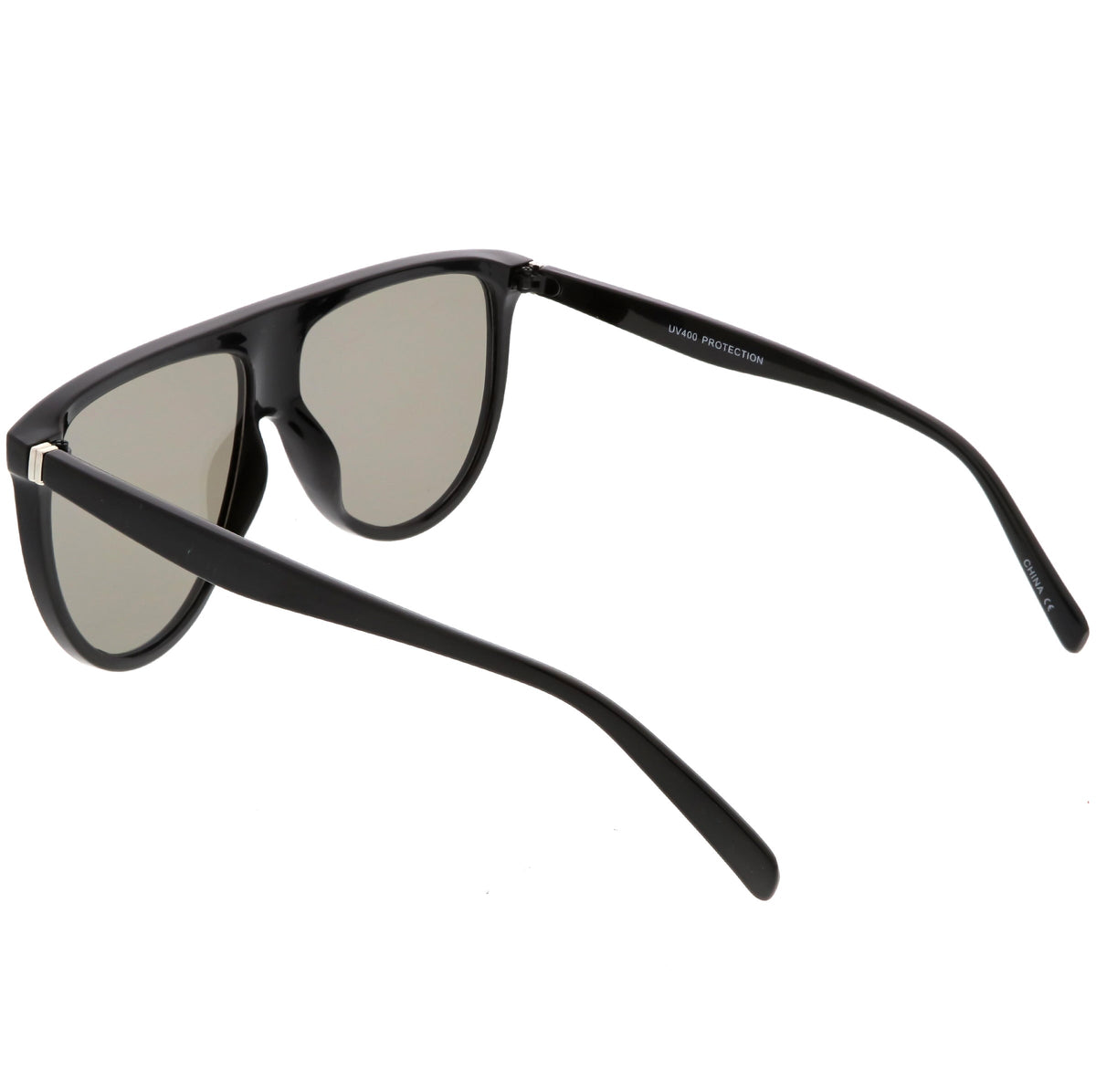Retro Space Trance Flat Top Mirrored Flat Lens Sunglasses C394