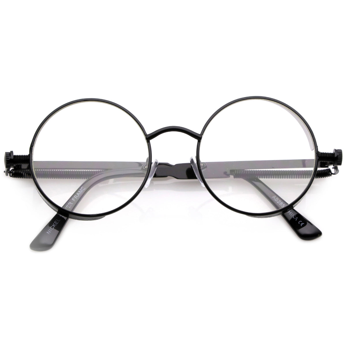 Retro Steampunk Colorful Round Flat Lens Sunglasses C442