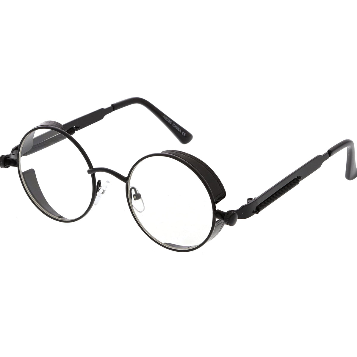 Retro Steampunk Colorful Round Flat Lens Sunglasses C442