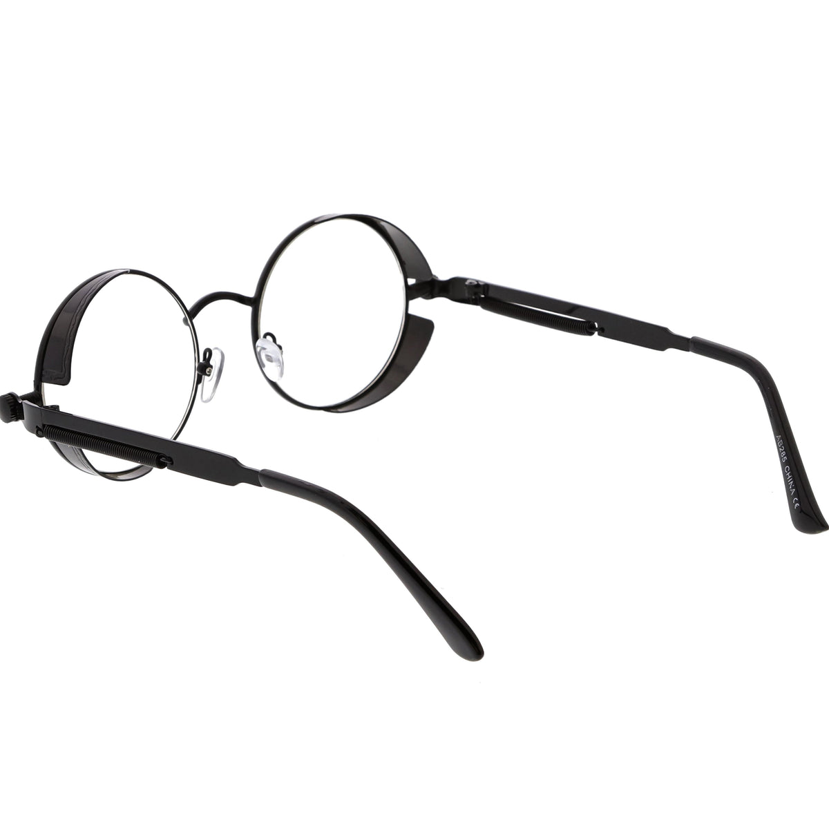 Retro Steampunk Colorful Round Flat Lens Sunglasses C442