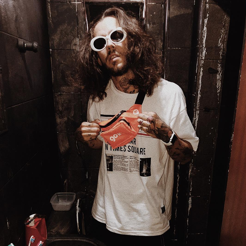 Retro Clout Oval Round 90's Gradient Lens Sunglasses C448