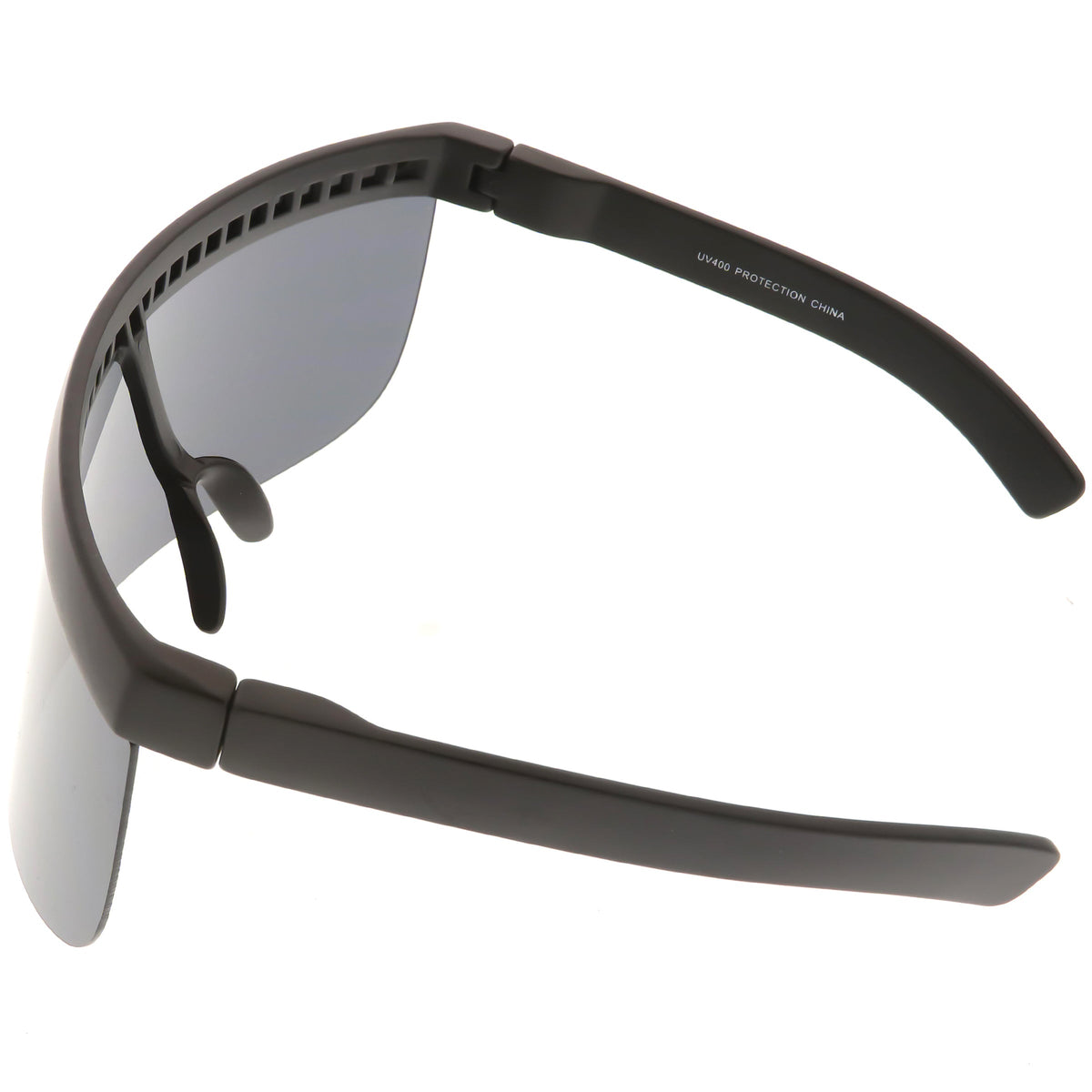 Retro Modern Oversize Novelty Mirrored Lens Shield Visor C453