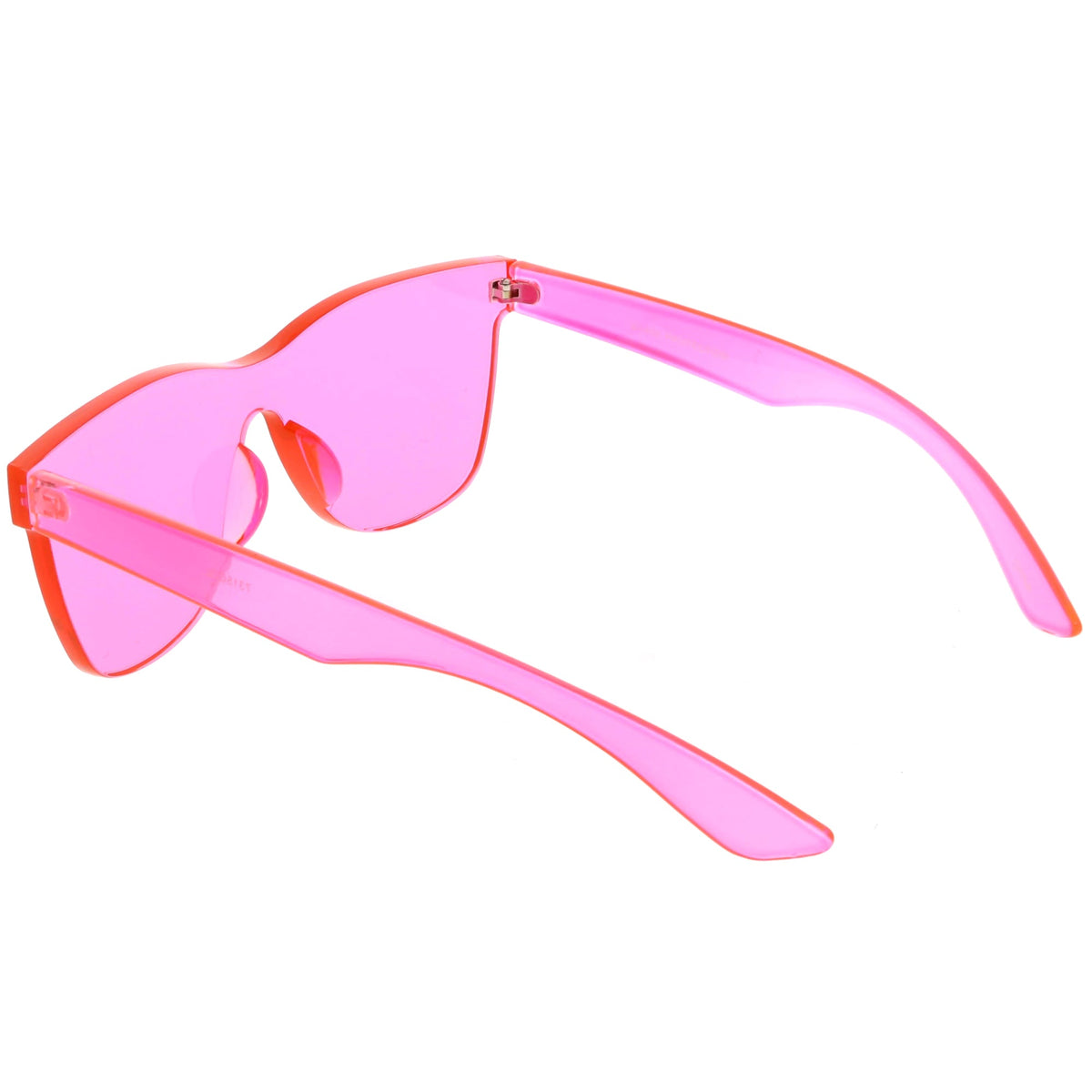 Retro Modern Rimless Horned Rim Mono Block PC Sunglasses C463