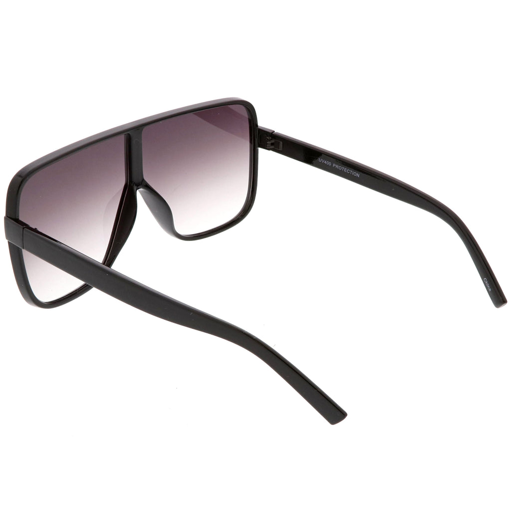Retro Modern Oversize Square Flat Top Sunglasses C476