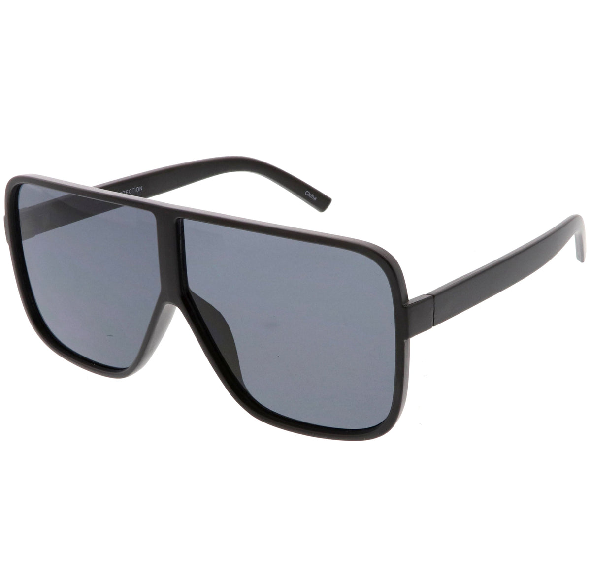 Retro Modern Oversize Square Flat Top Sunglasses C476