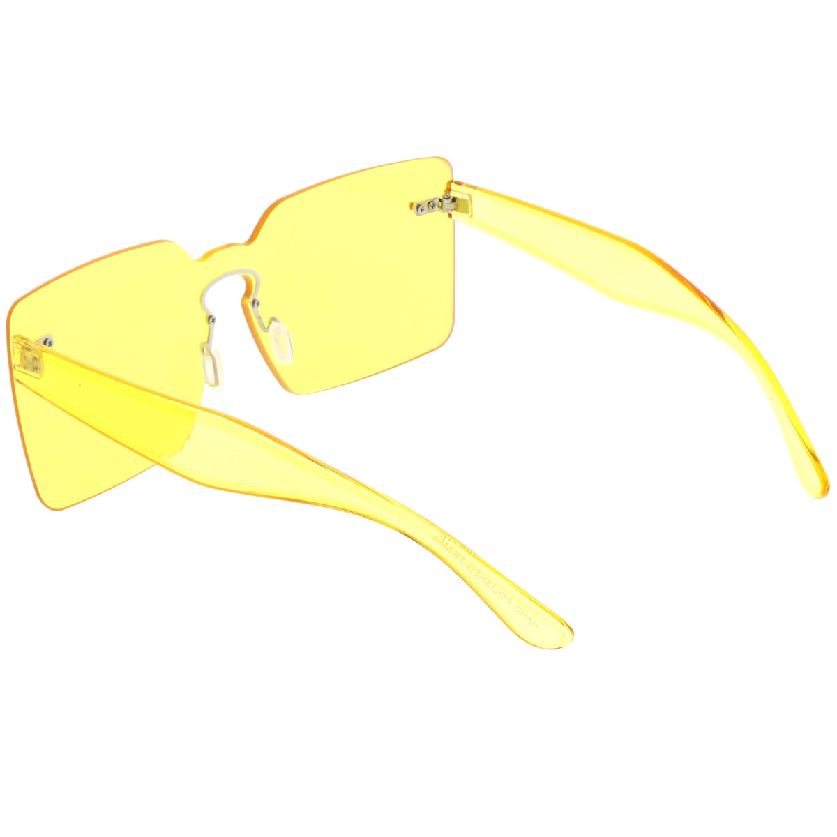 Oversize Square Retro Modern Mono Lens Sunglasses C483