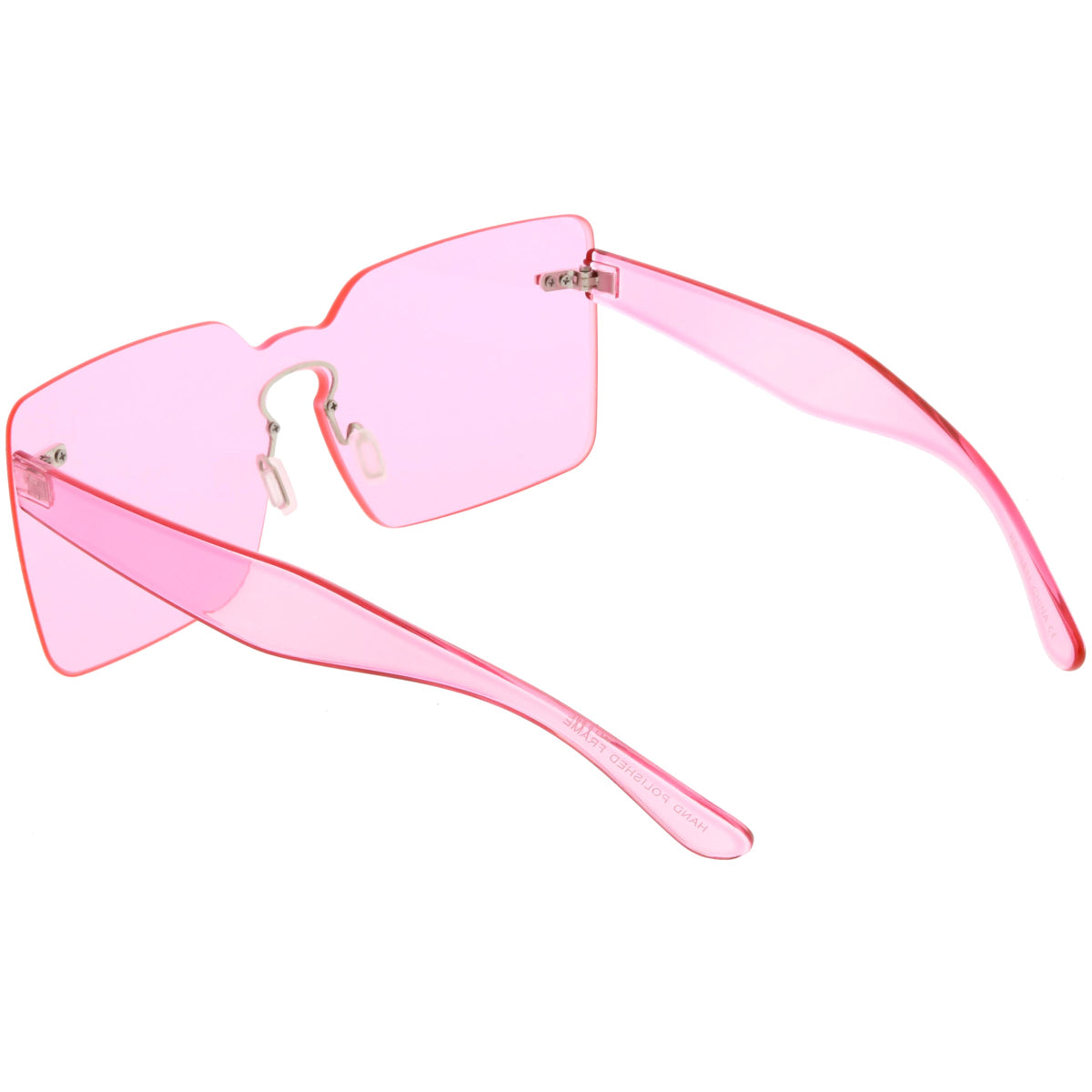 Oversize Square Retro Modern Mono Lens Sunglasses C483