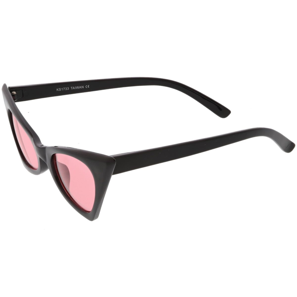 Retro 1950's Geometric High Pointed Cat Eye Sunglasses C492