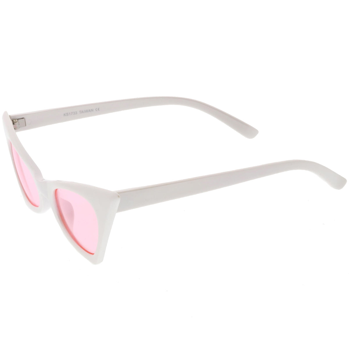 Retro 1950's Geometric High Pointed Cat Eye Sunglasses C492
