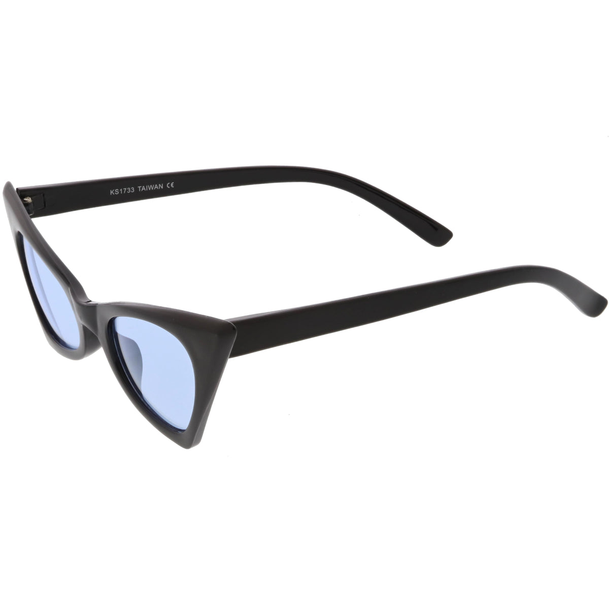 Retro 1950's Geometric High Pointed Cat Eye Sunglasses C492