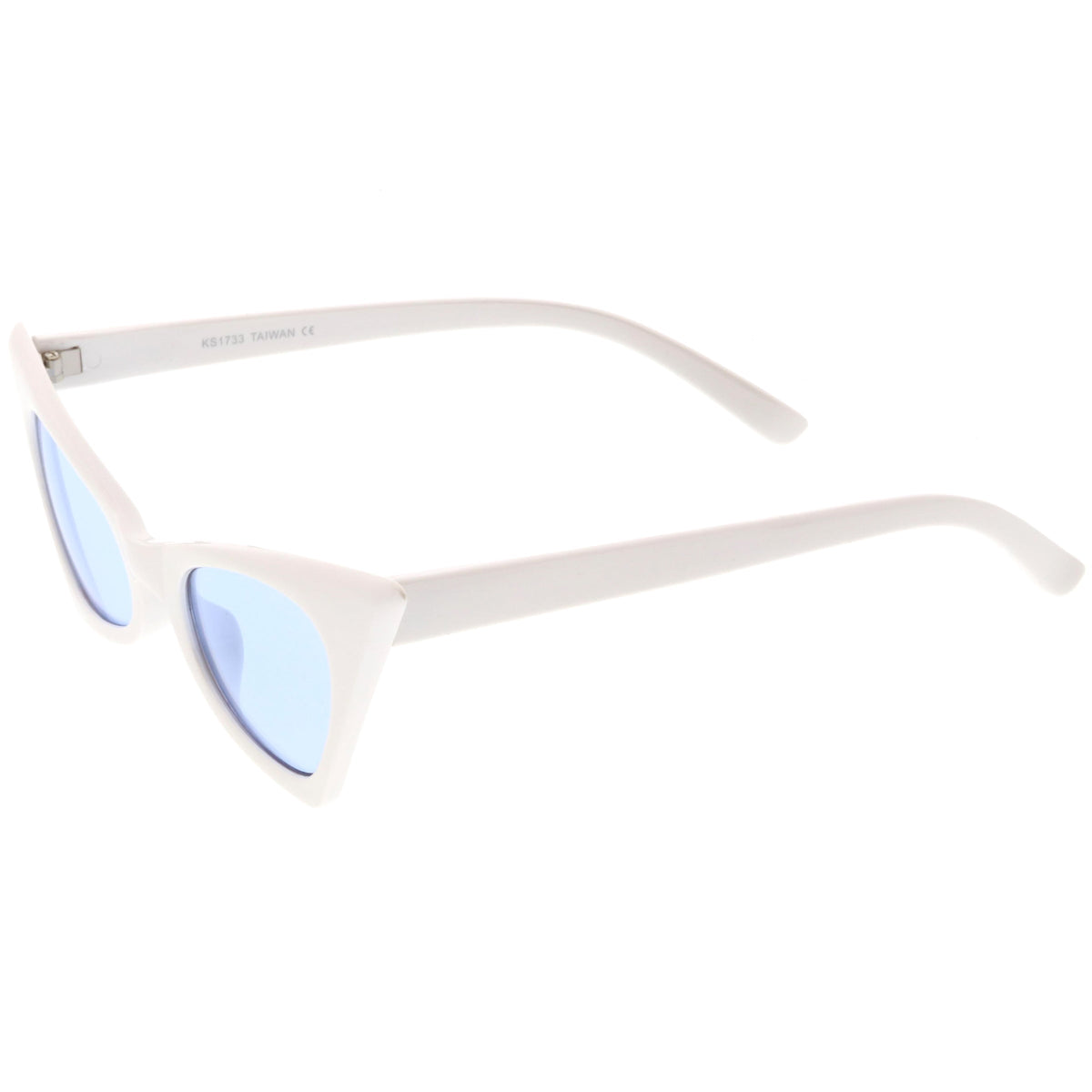 Retro 1950's Geometric High Pointed Cat Eye Sunglasses C492