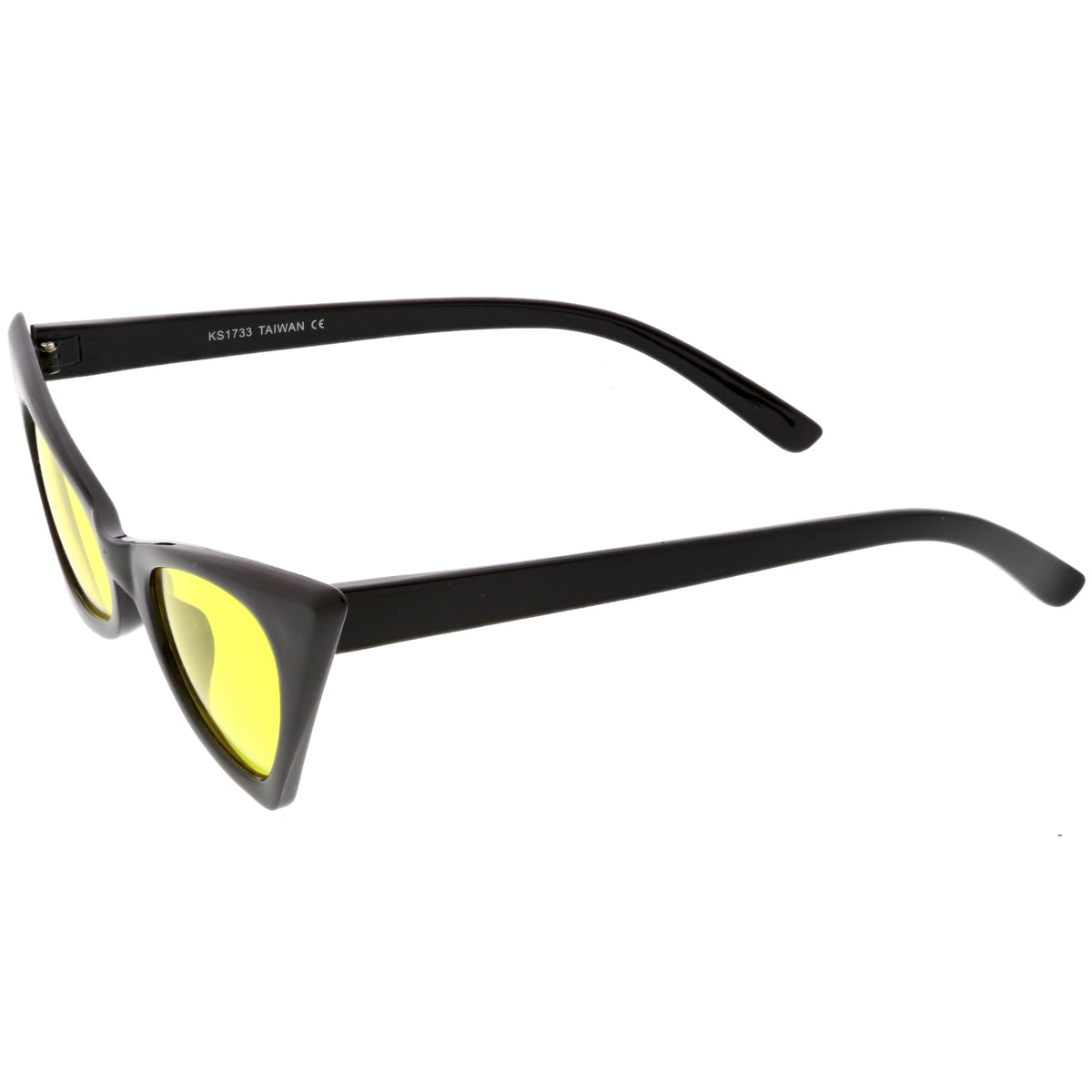 Retro 1950's Geometric High Pointed Cat Eye Sunglasses C492