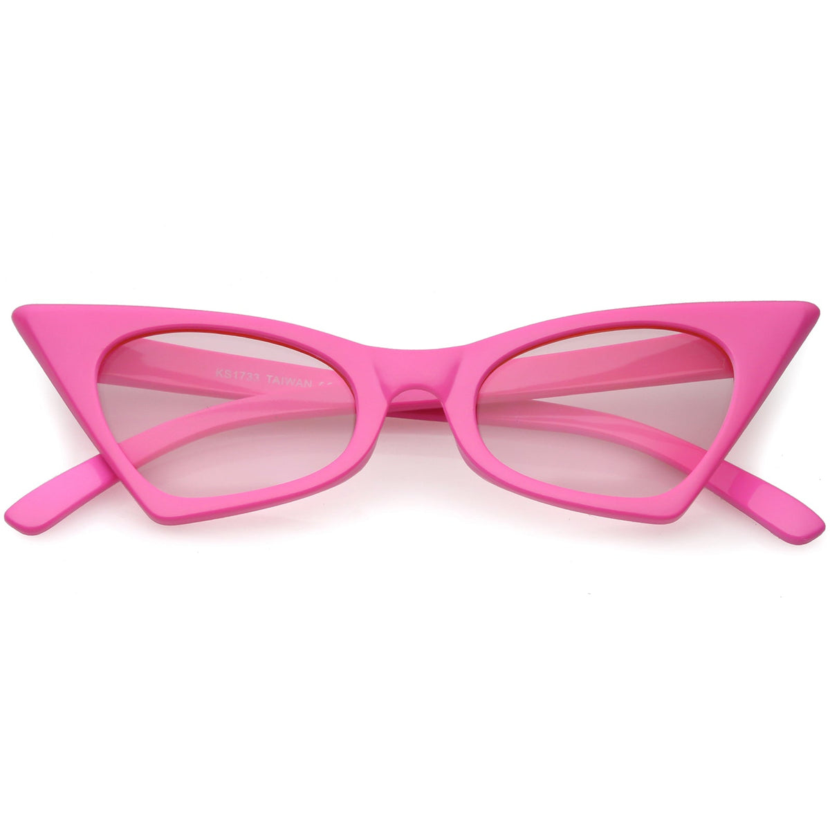 Retro 1950's Geometric High Pointed Cat Eye Sunglasses C492