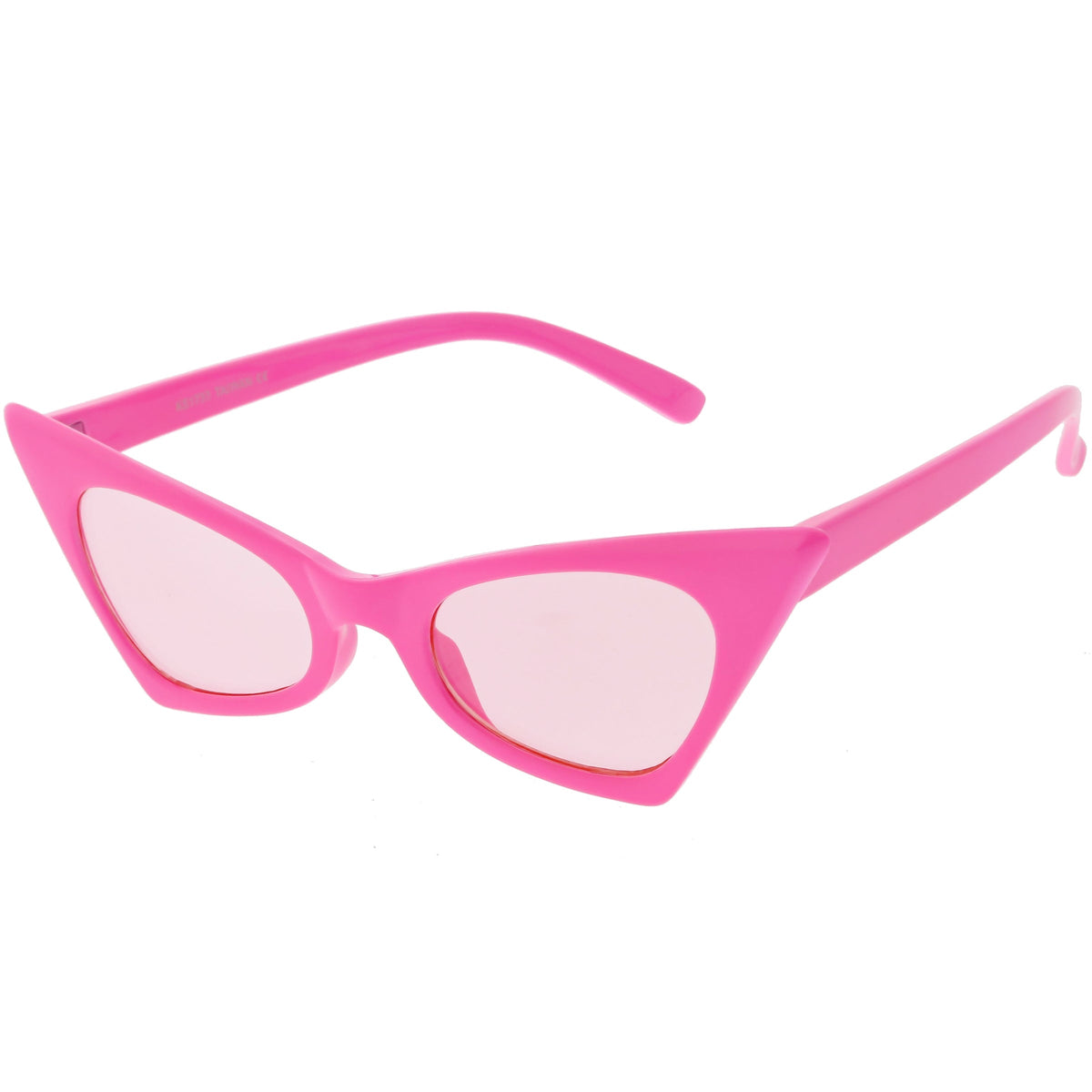 Retro 1950's Geometric High Pointed Cat Eye Sunglasses C492