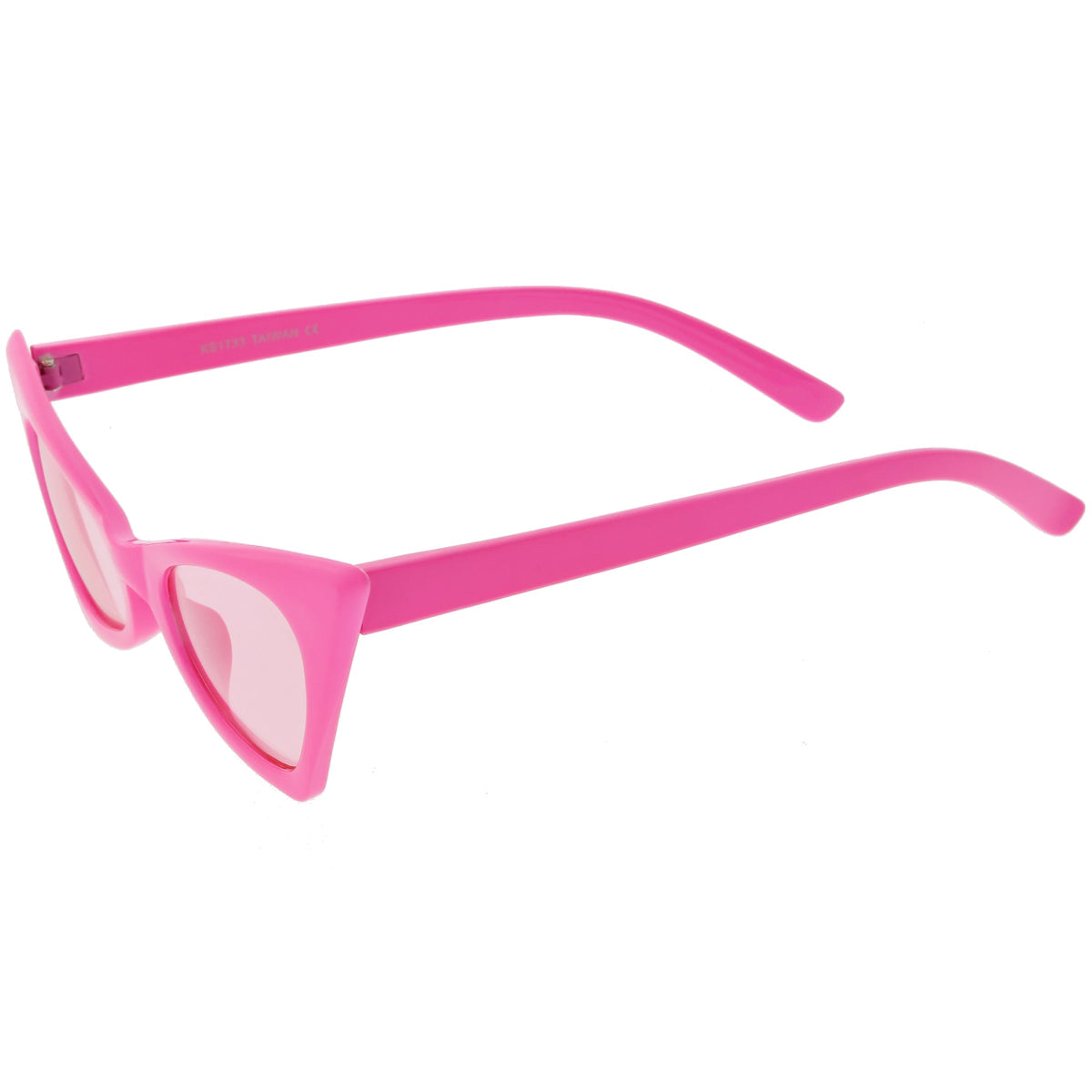 Retro 1950's Geometric High Pointed Cat Eye Sunglasses C492